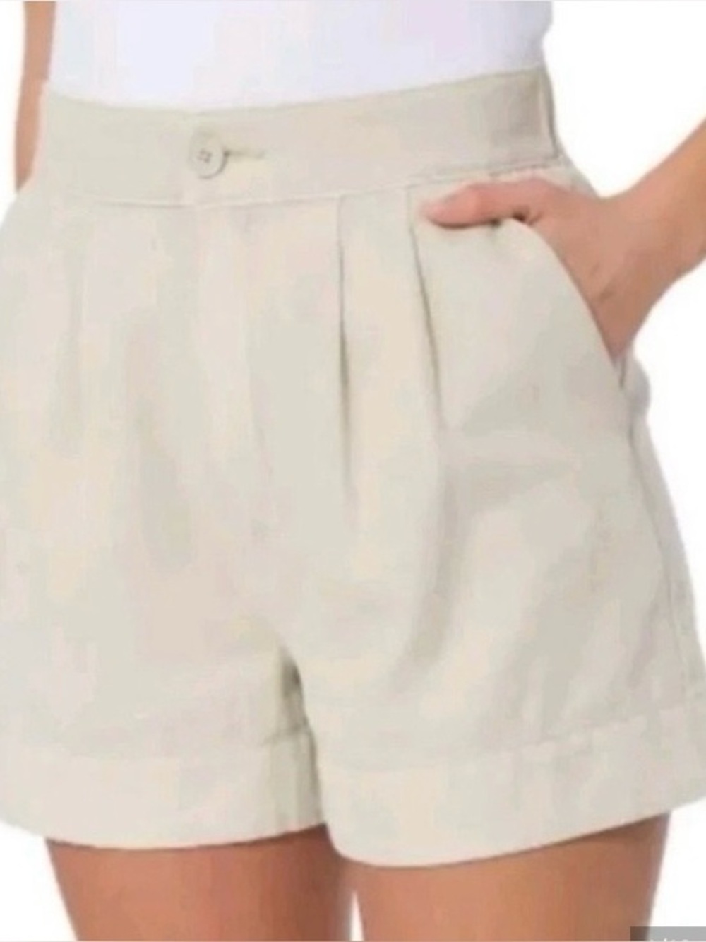 Joie Black Pleated Everyday Shorts NWT black Sz L